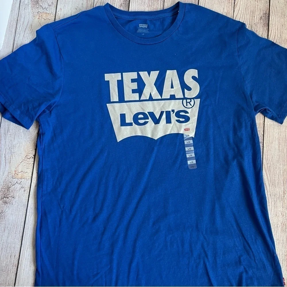 Levi’s Texas Blue T Shirt Large